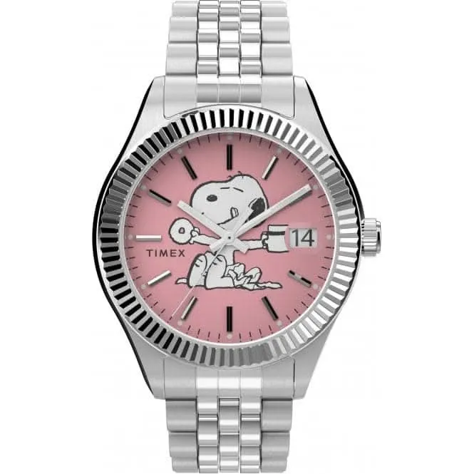Timex Legacy x Peanuts Montre bracelet en acier inoxydable TW2V47400