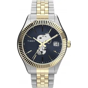 Timex Legacy x Peanuts Montre bracelet en acier inoxydable TW2V47500