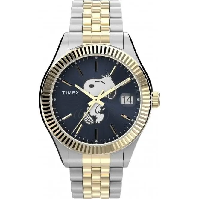 Timex Legacy x Peanuts Montre bracelet en acier inoxydable TW2V47500