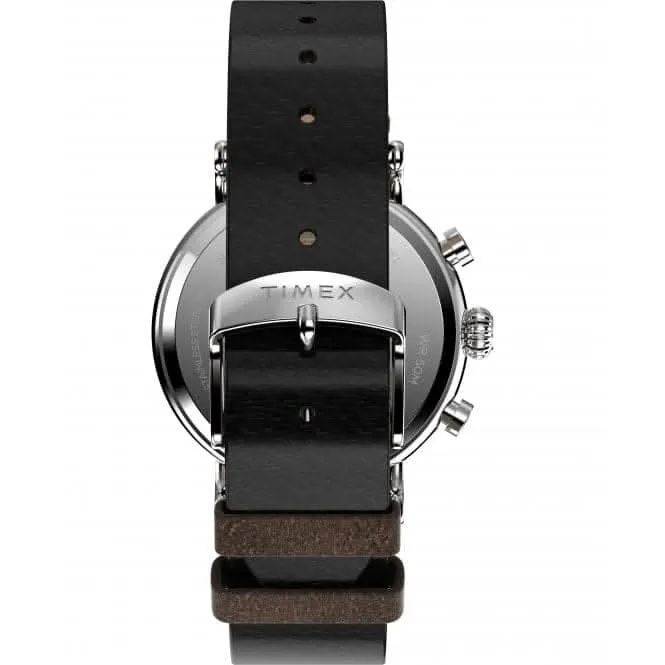 Montre Timex Standard Chronograph à bracelet en cuir écologique TW2V71000