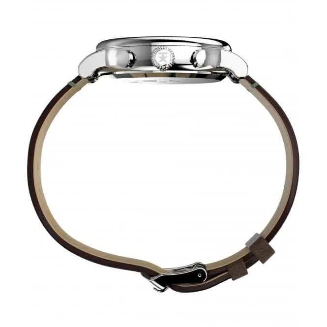 Montre Timex Standard Chronograph à bracelet en cuir écologique TW2V71000