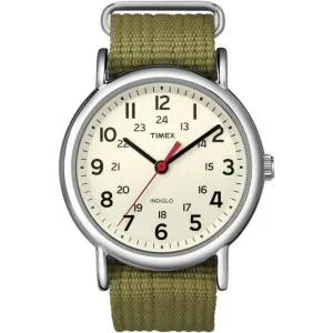 Timex Montre Unisexe Weekender Cadran Argenté T2N651