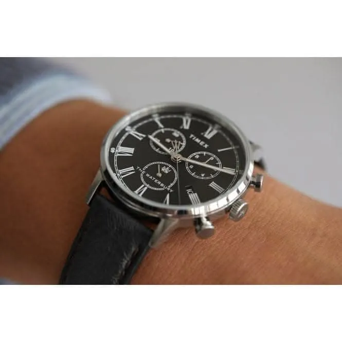 Timex Waterbury Classic Chronograph Montre en cuir TW2U88300