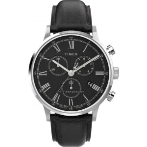 Timex Waterbury Classic Chronograph Montre en cuir TW2U88300