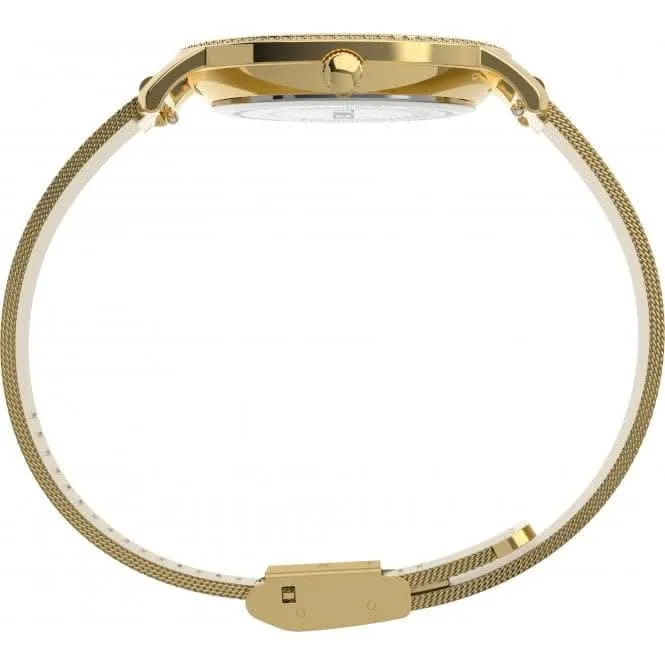 Montre Transcend en acier inoxydable finition or TW2V52200