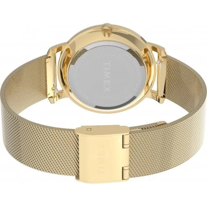 Montre Transcend en acier inoxydable finition or TW2V52200