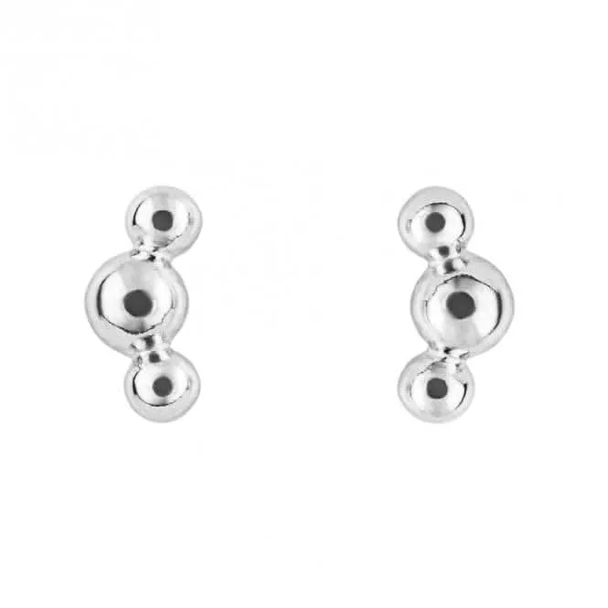 Boucles d'oreilles à triple bille E6275 - Débuts de bijoux