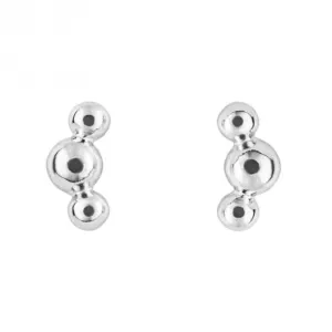 Boucles d'oreilles à triple bille E6275 - Débuts de bijoux
