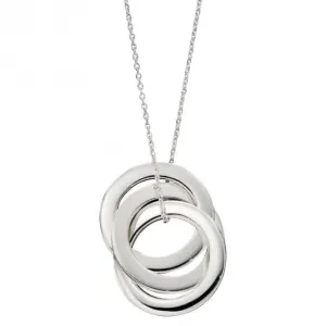 Collier Triple Cercles Entrelacés N4454 Bijoux Beginnings