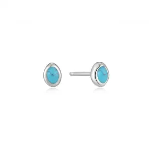 Boucles d'oreilles à clous Vague Turquoise E044-01H Ania Haie Jewellery