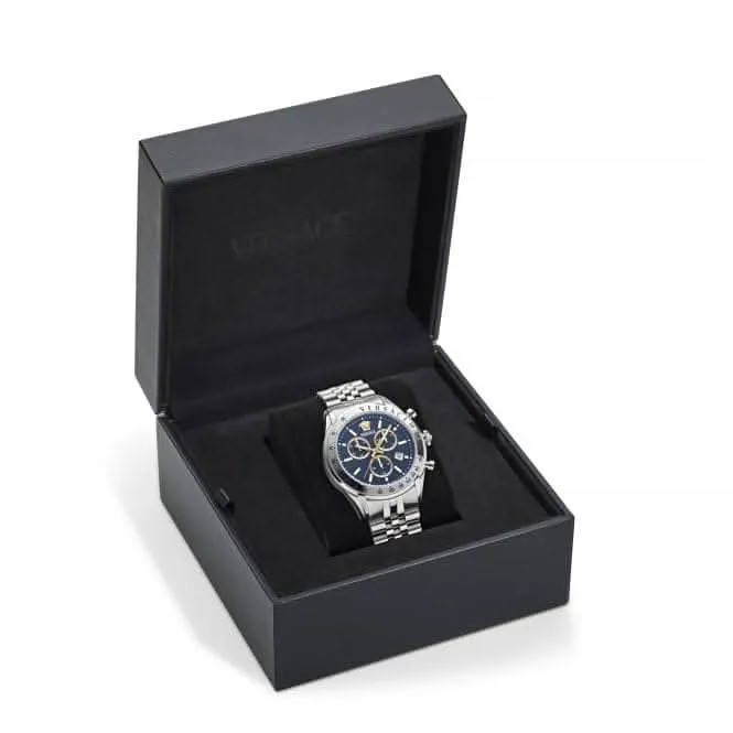 Montre Versace Chrono Master Saphir Bleu VE8R00324