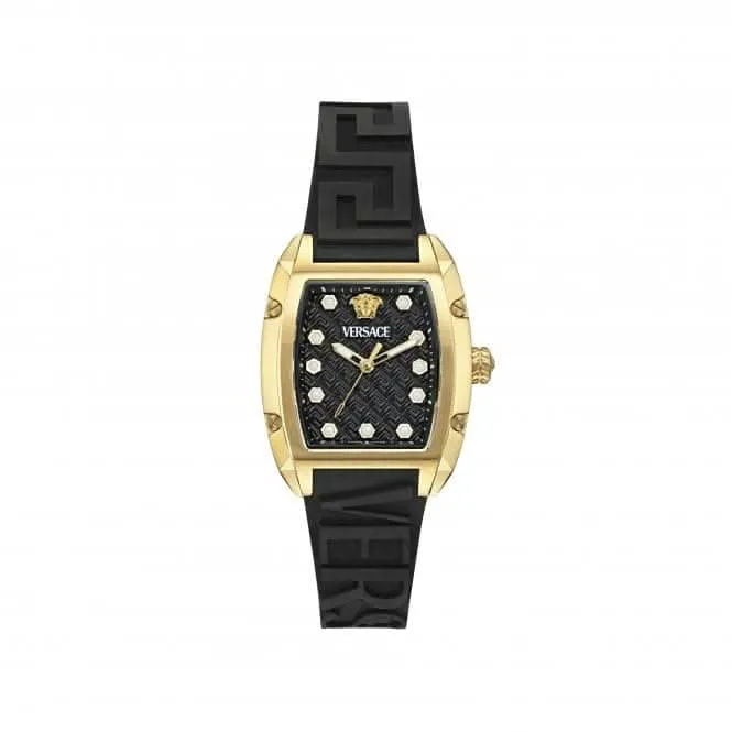 Montre Versace Dominus Noir Guilloché Saphir VE8K00624