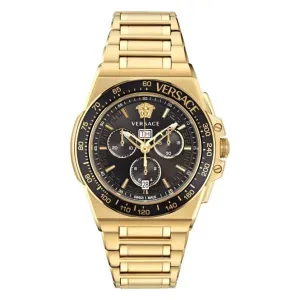 Montre Versace Gents Greca Noire Alumineuse VE7H00623