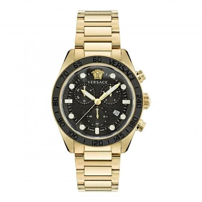 Montre Versace Gents Greca Dôme en or VE6K00523