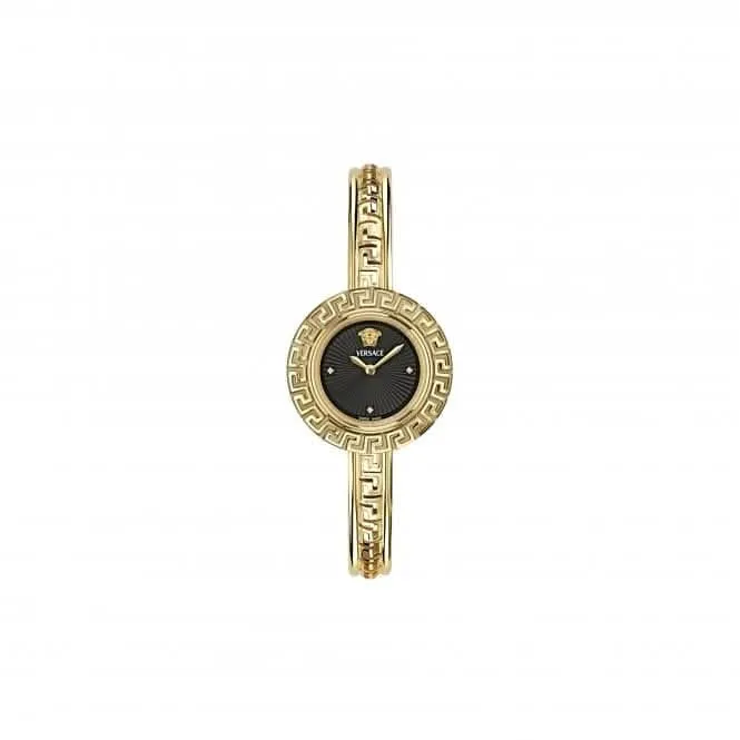 Montre antireflet Versace Iconic La Greca Noir Saphir VE8C00524