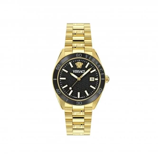 Montre Versace Timeless V Dome Black Sapphire VE8E00624