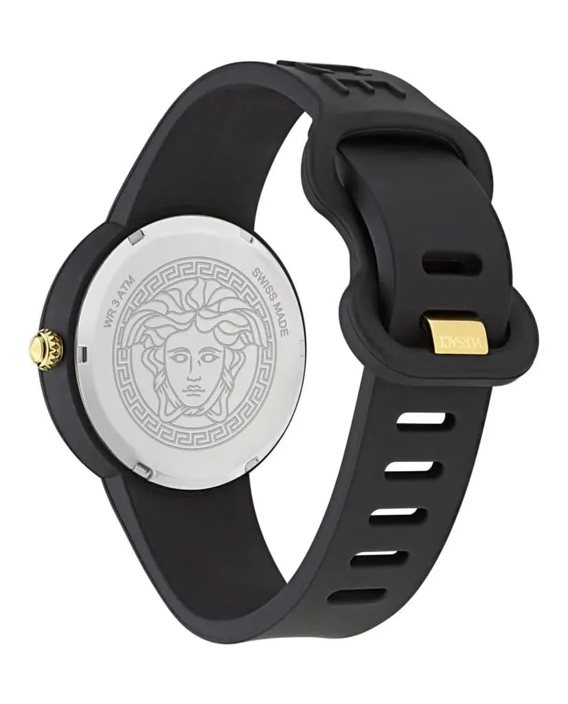 Montre unisexe iconique Medusa Pop noire Versace VE8J00624