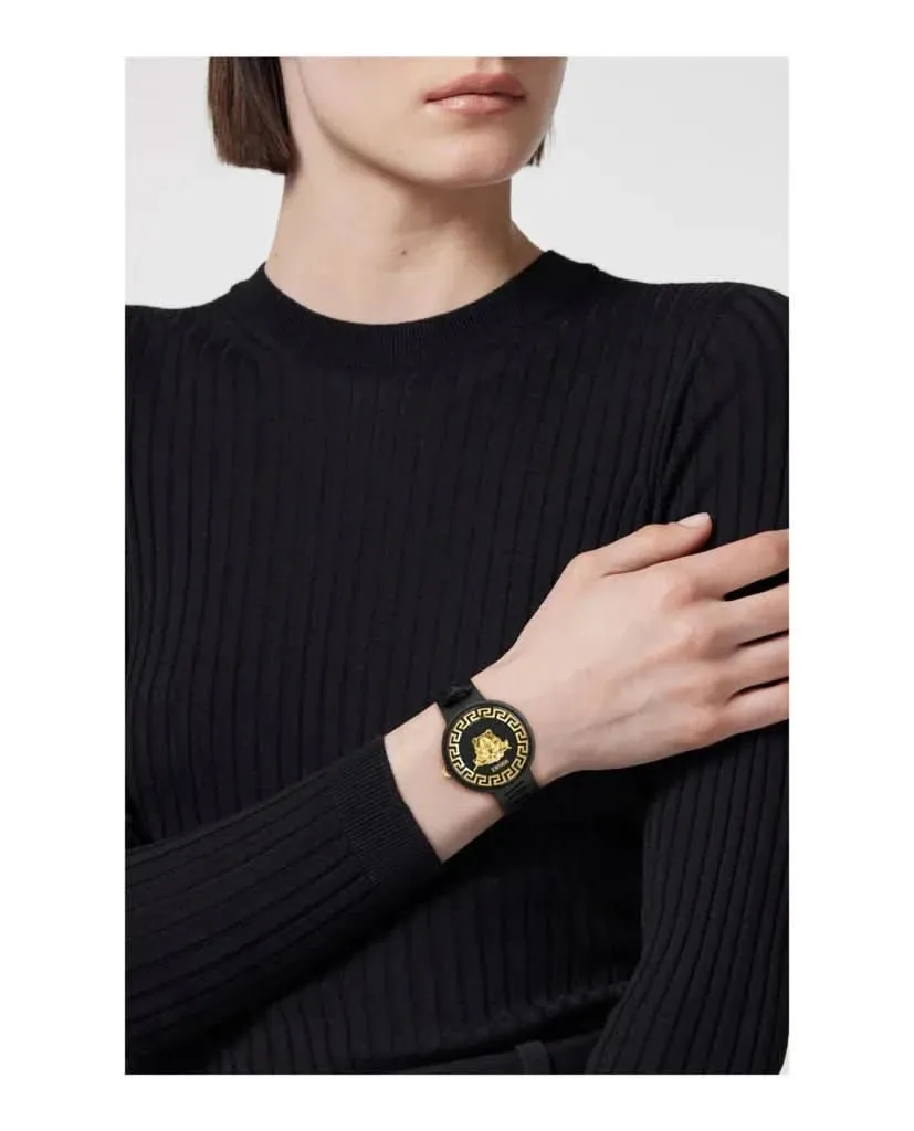 Montre unisexe iconique Medusa Pop noire Versace VE8J00624