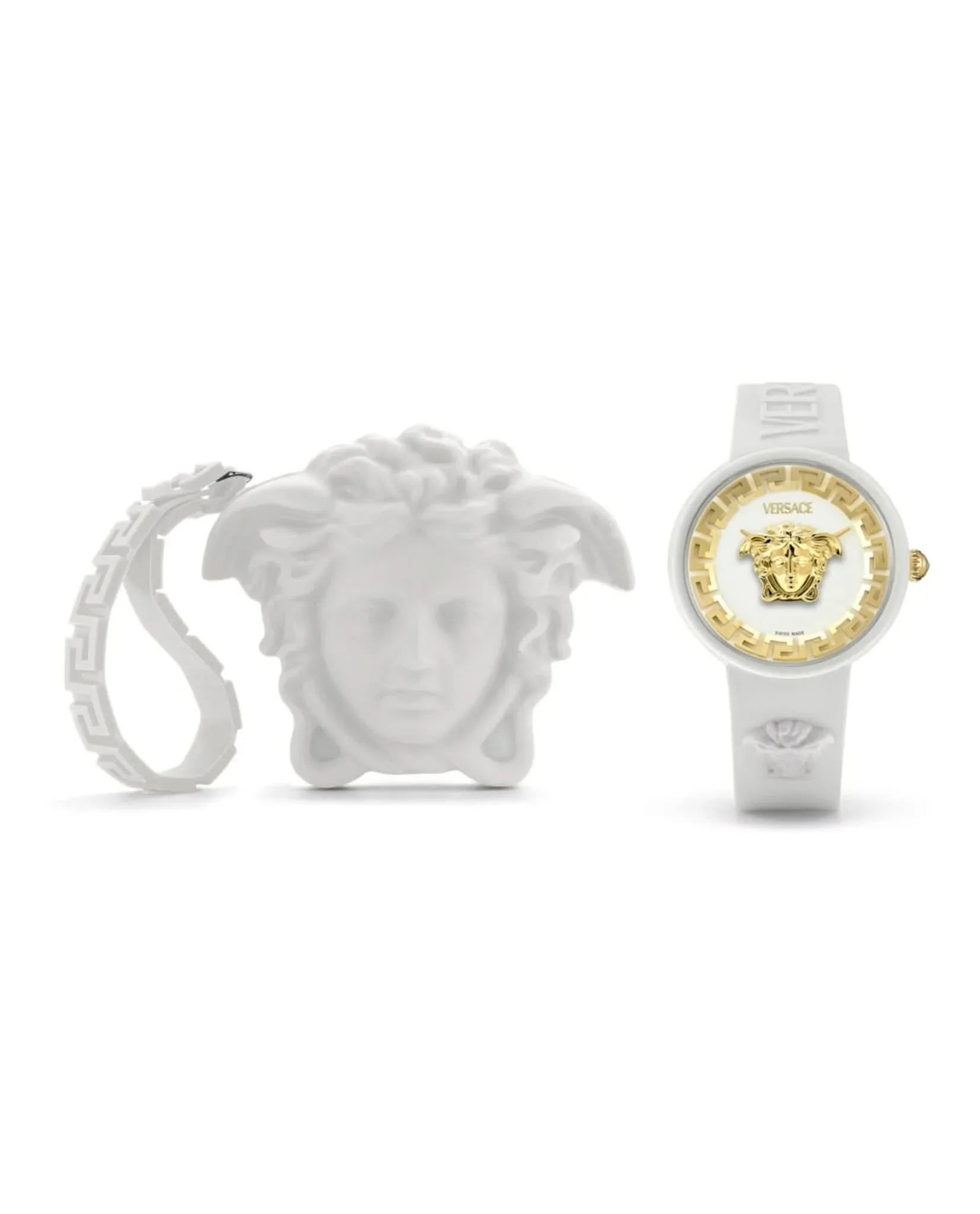 Montre unisexe iconique Medusa Pop blanche Versace VE8J00524