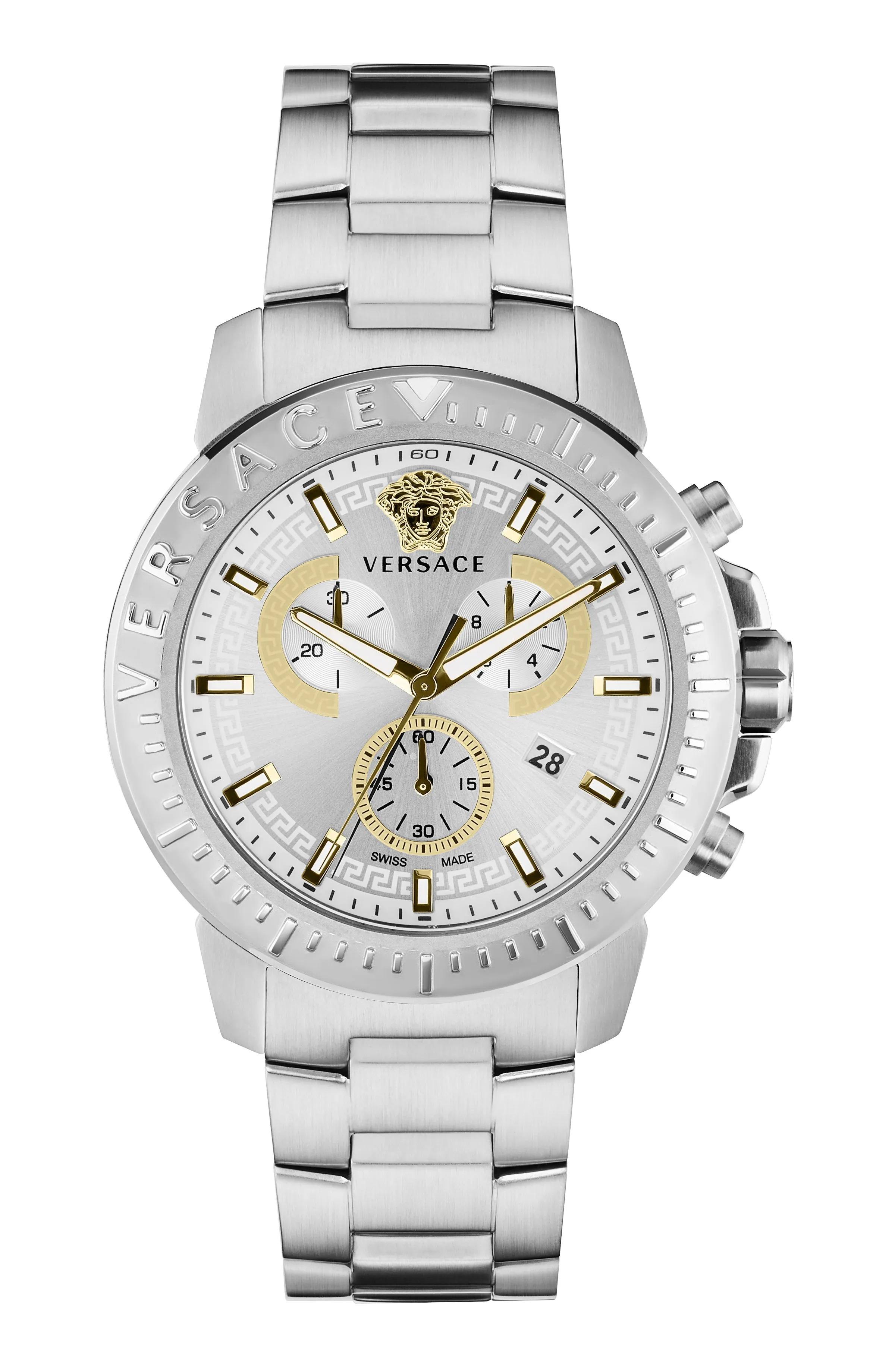 Montres Versace Montre Homme Versace VE2E00321 Nouvelle Chrono 45mm Quartz