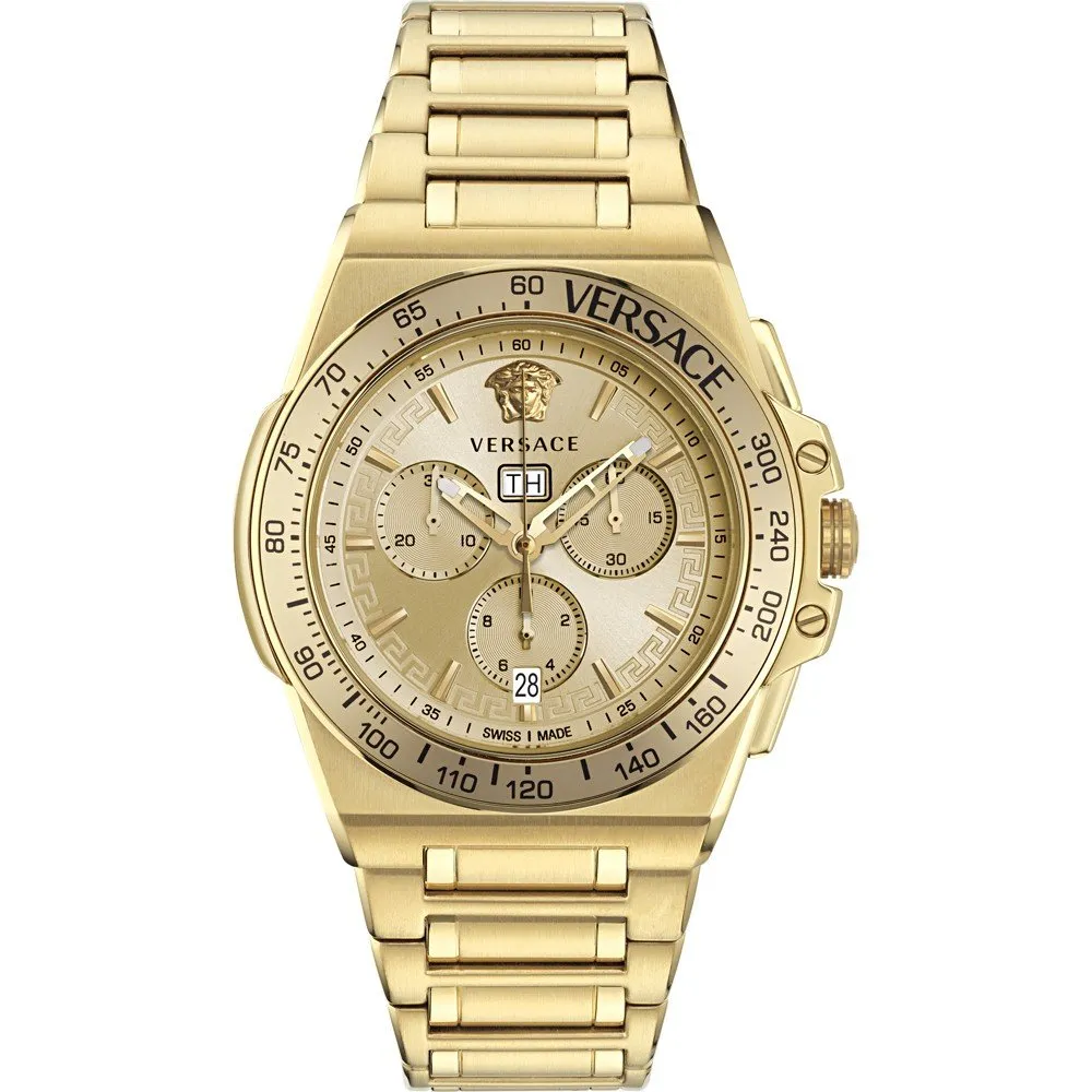 Montres Versace Montre à Quartz Greca Reaction 45mm pour Homme VE7H00723