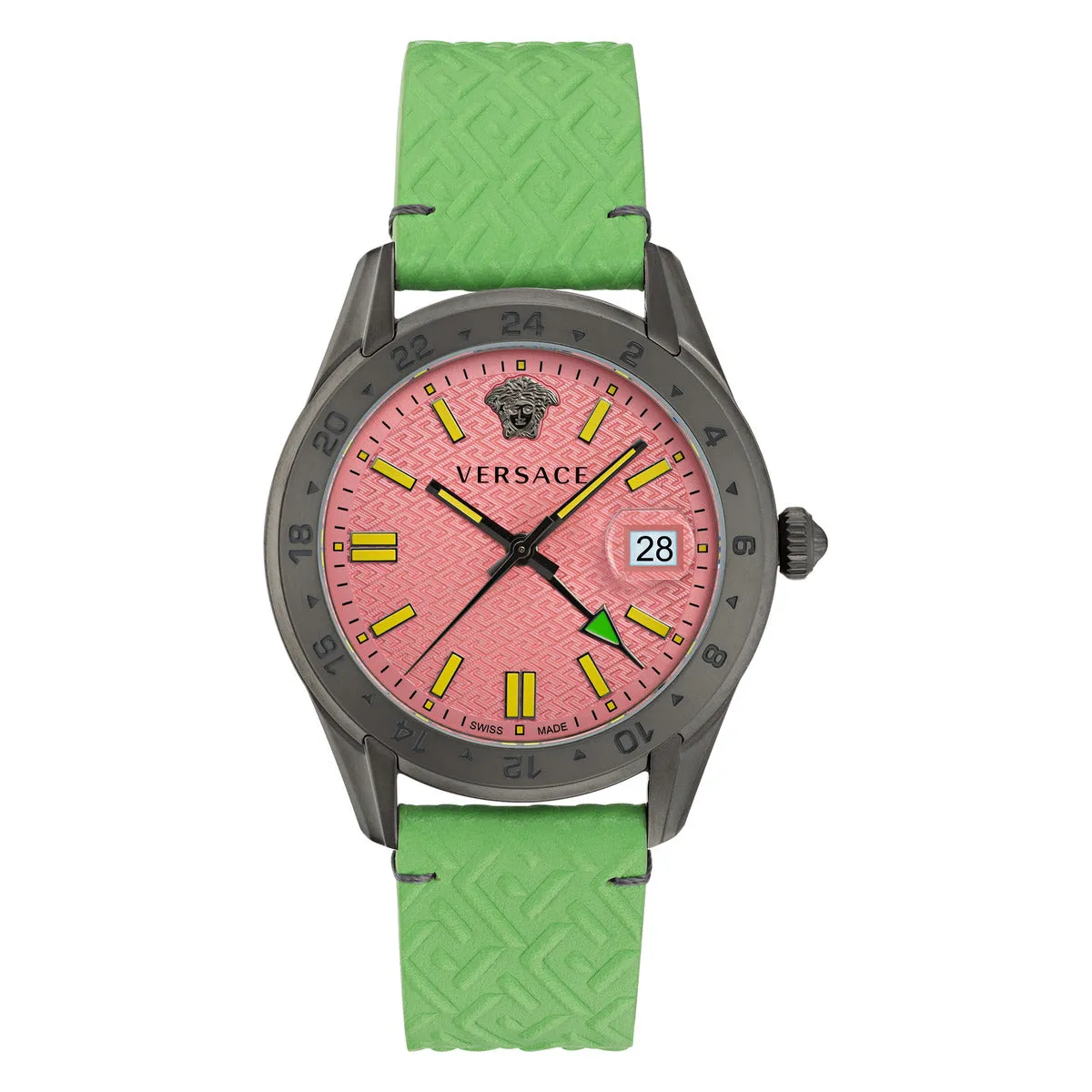 Montres Versace Montre Quartz Greca Time 41mm pour Homme Versace VE7C00323