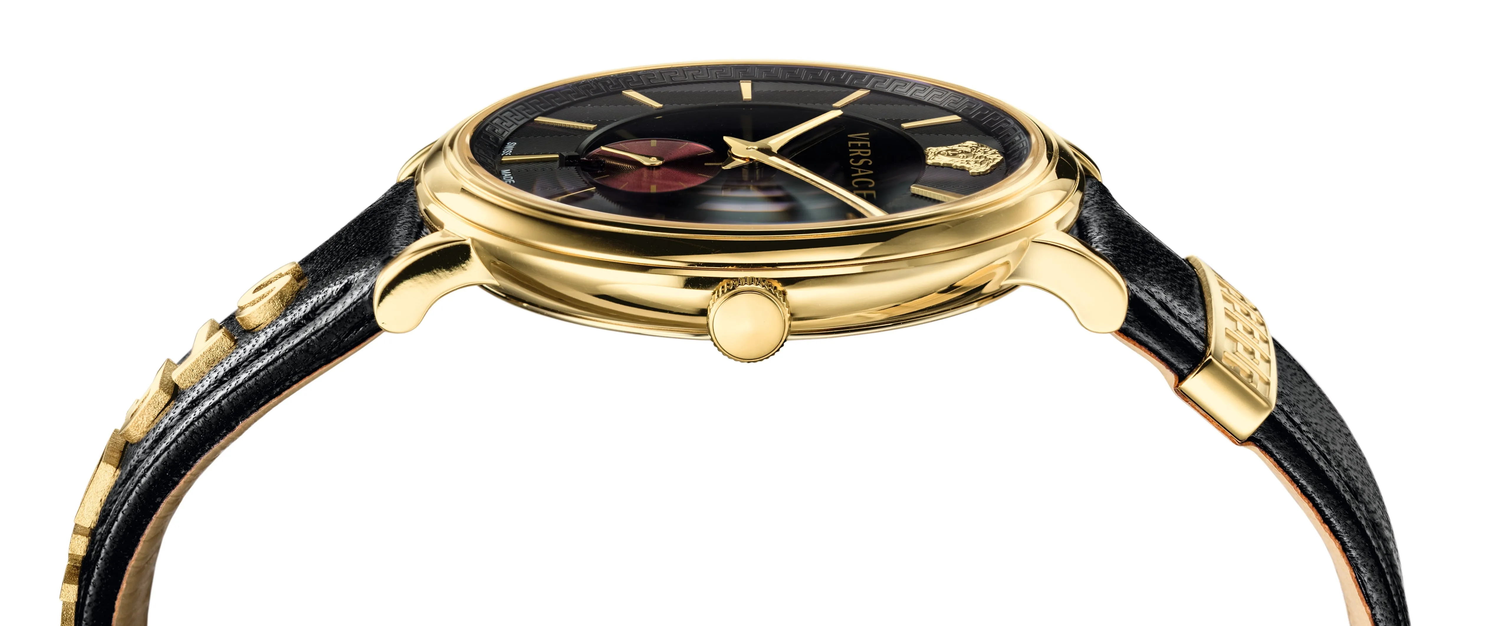 Montres Versace Montre Quartz Versace V-Circle 42mm pour Homme VBQ050017
