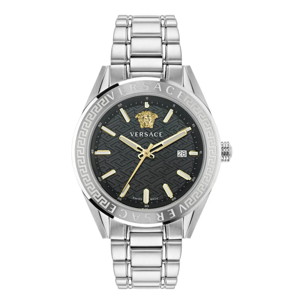 Montres Versace Montre Quartz Versace V-Code 42mm pour Homme VE6A00323