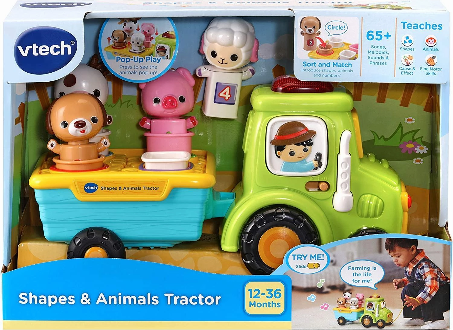 VTech Shapes and Animals Tractor