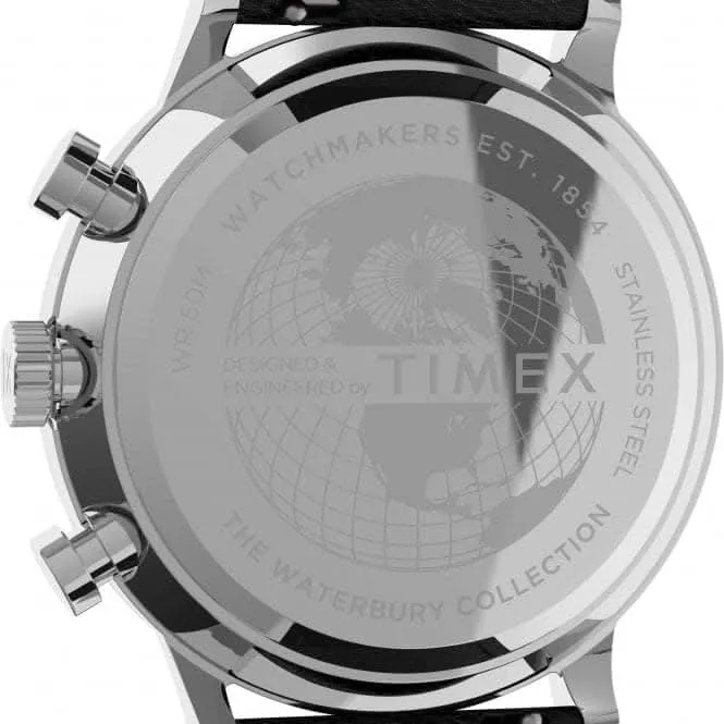 Montre chronographe classique en acier inoxydable Waterbury TW2U88100