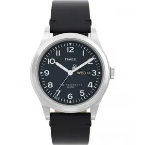 Montre Waterbury Traditionnelle Day Date avec Bracelet en Cuir TW2W14700