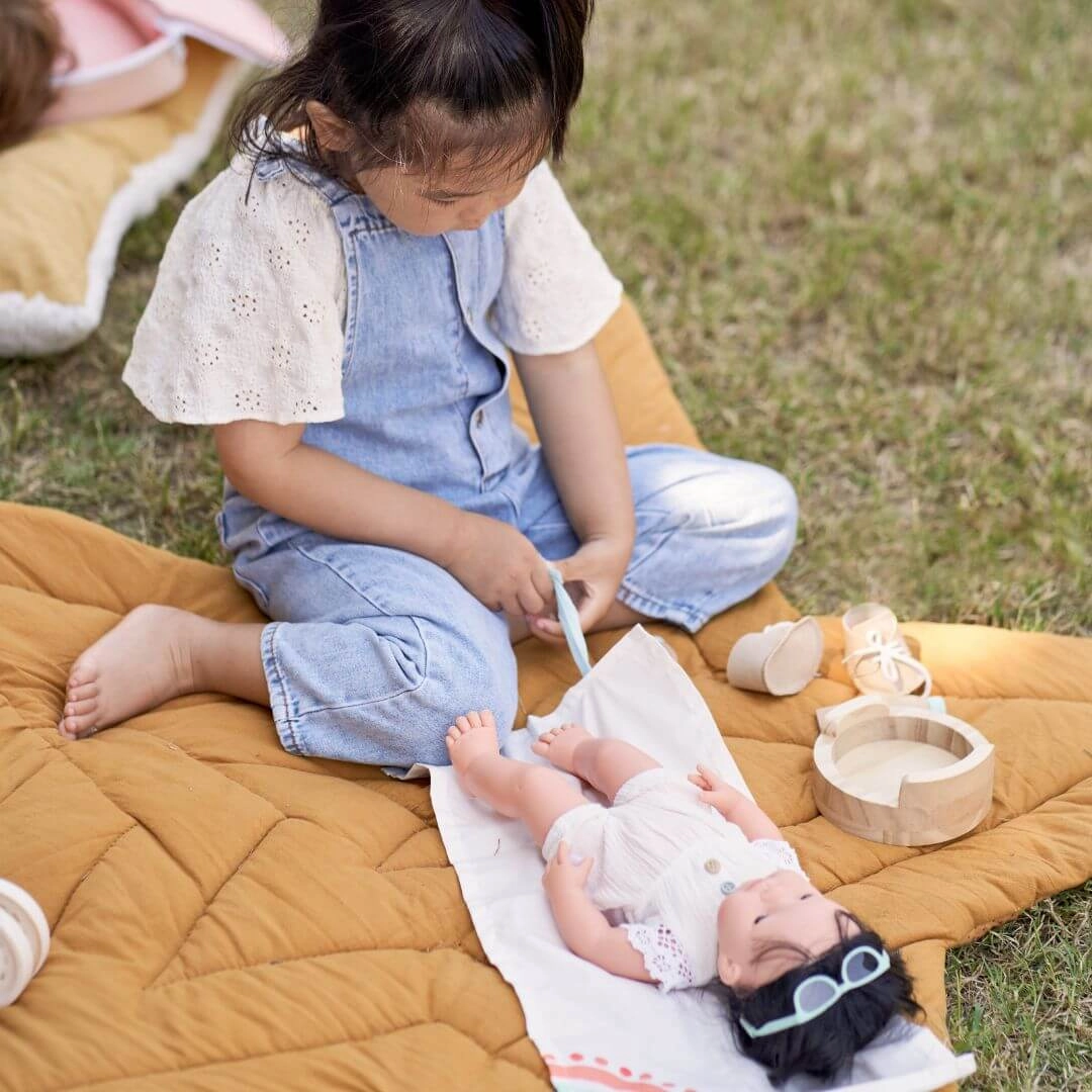 Wooden Doll Care Set